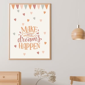 Motivation quotes poster, Inspiration cards, Boho famous quotes wall Art, Baby shower boho invitation and decoration, Neutral Nursery Decor