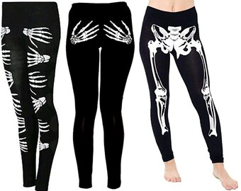 skeleton workout leggings