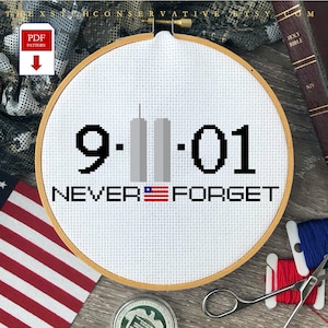 9/11 PDF Cross Stitch Pattern