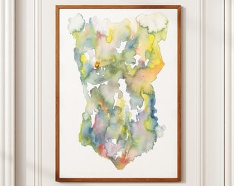 Printable Quirky Home Decor Art Print, Female Body Print, Feminist Art, Body confidence,Abstract, Self Love