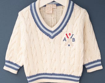 Little Cricket Club Personalised Baby And Children’s Jumper