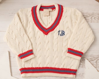 vintage cricket jumper