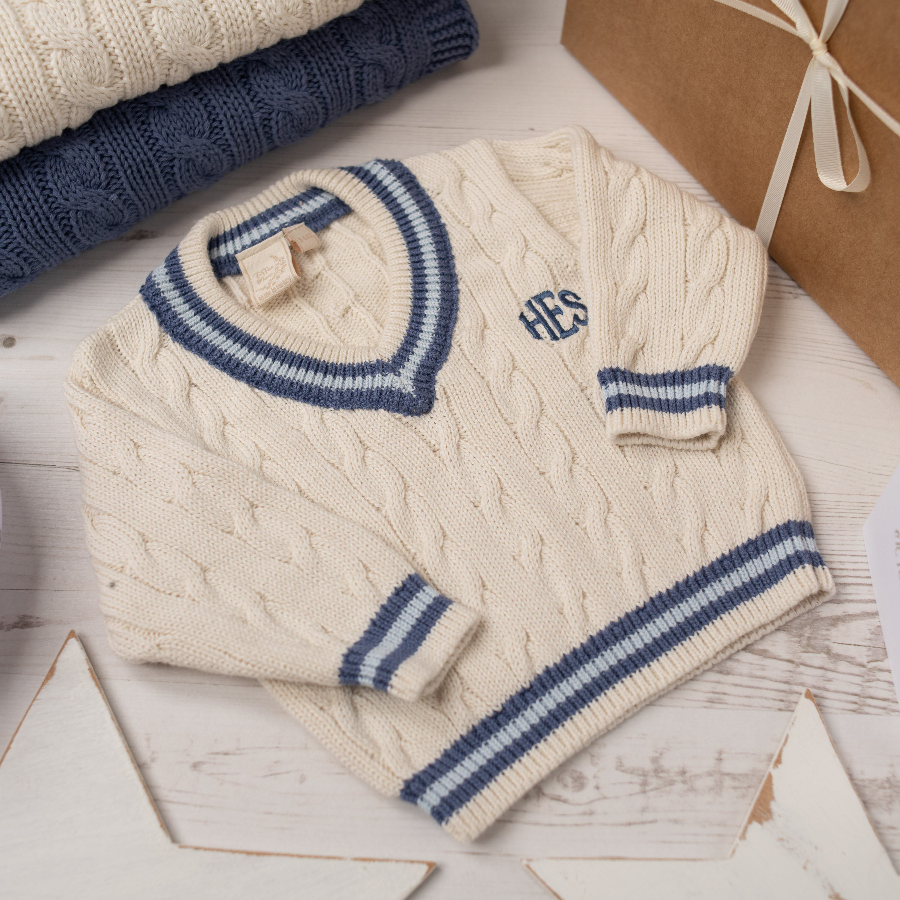 Personalised Baby Cricket Jumper Etsy UK