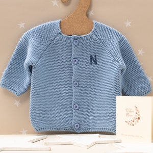 Eerste verjaardag gepersonaliseerde Baby Bubble Cardigan afbeelding 8