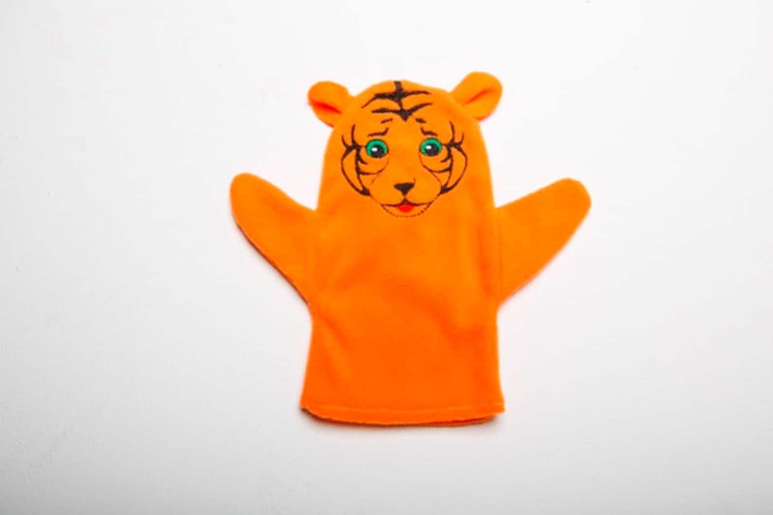 Tiger Hand Puppet Animal Puppet Toy for Baby Hand Puppet Etsy