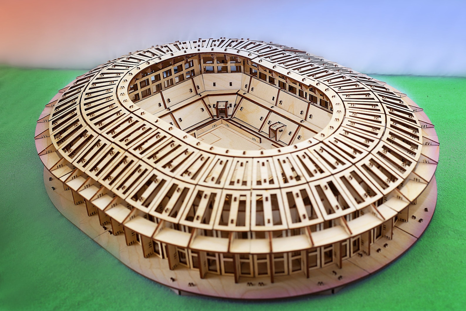 Puzzle en bois 3D Puzzle Wood Craft Modeling Toy Kit Kids DIY Etsy