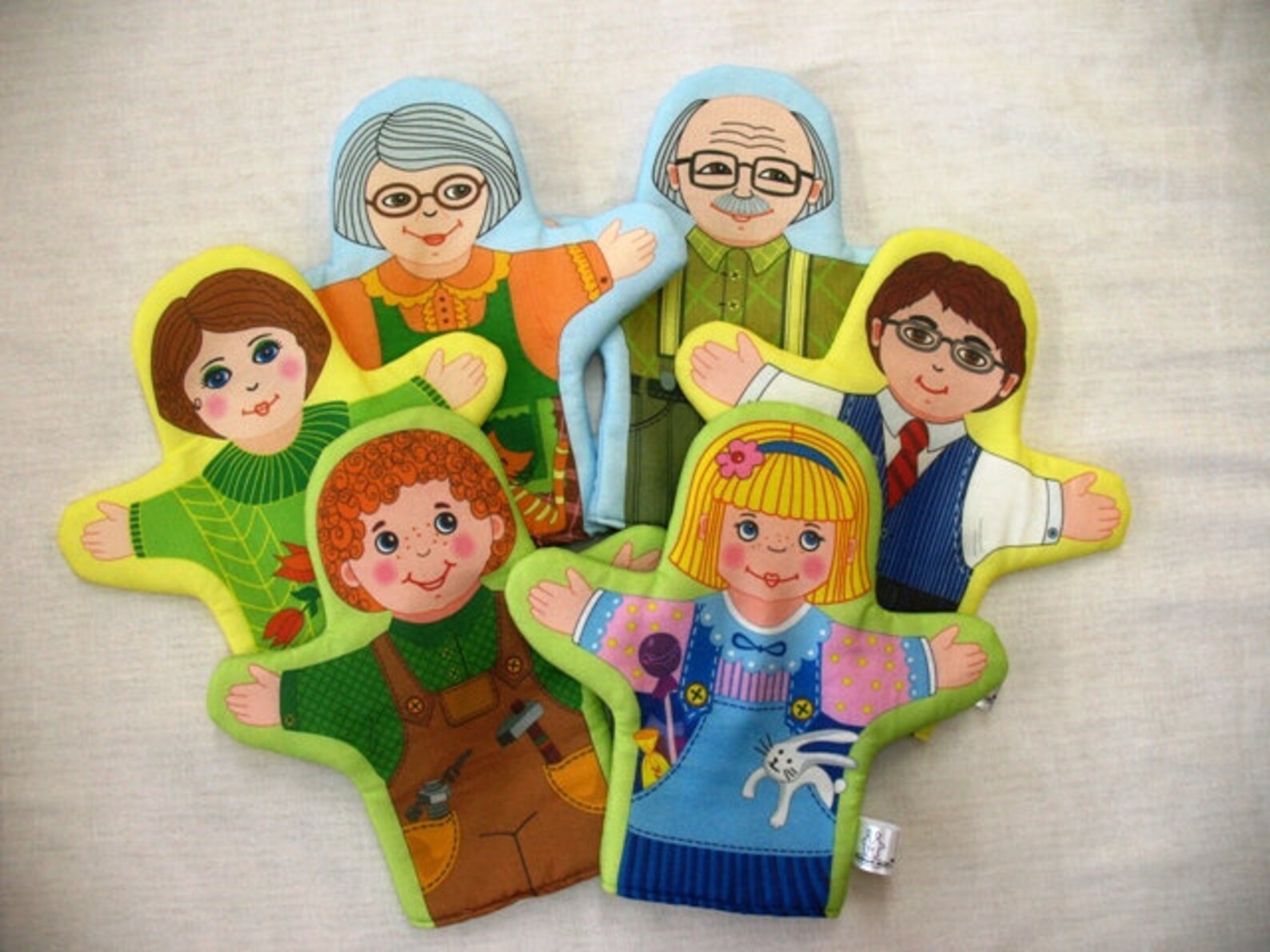 Family Hand Puppet People Puppet Toy for Baby Hand Puppet Etsy