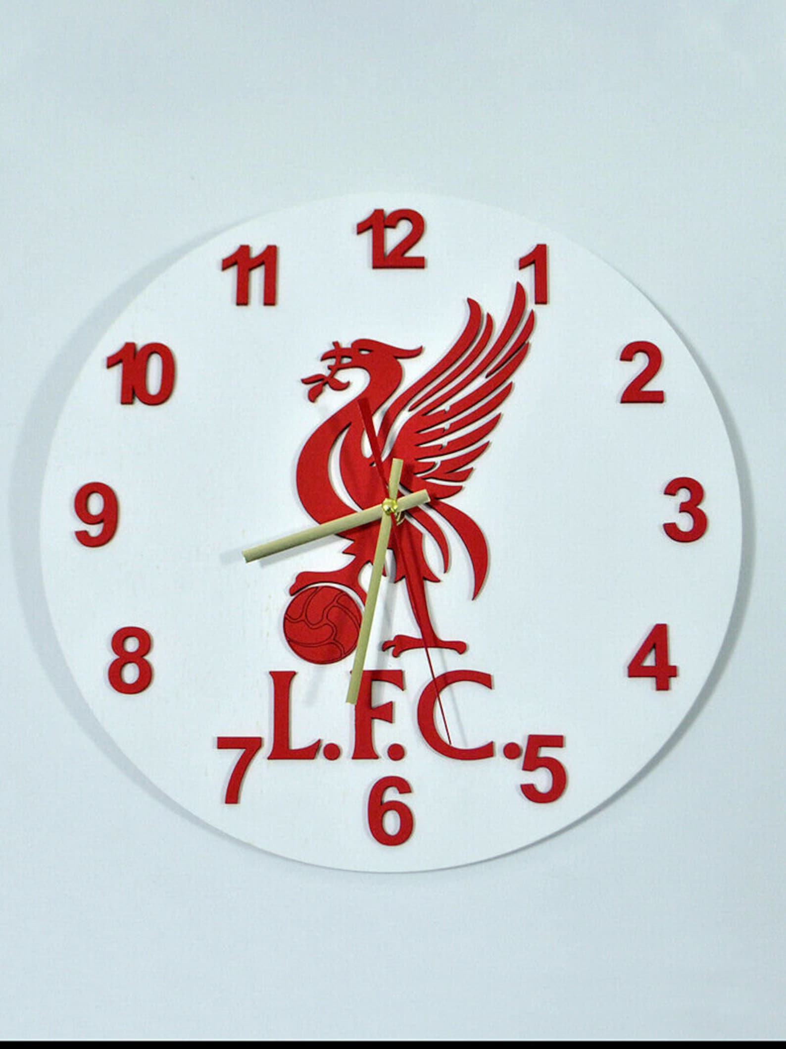 Liverpool Wall Clock Liverpool FC Gift Soccer Room Decor Etsy