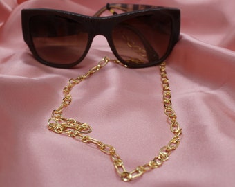 GLASSES & SUNGLASSES CHAINS, Gold Chain for Glasses, Lanyard, Travel Accessory, Mask chain, Gold plated chain, Gold necklace, Gifts under 20