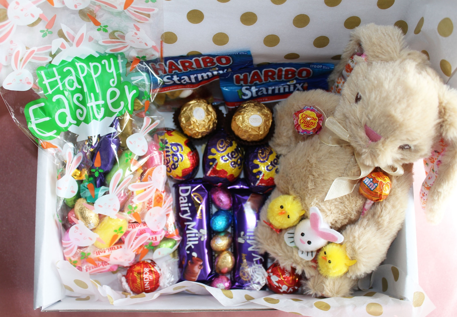 Easter Bunny Easter Basket PreFilled Basket Easter Gift Etsy