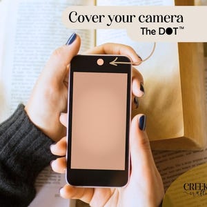 The DOT™ Webcam Privacy Covers: 66 Restickable Vinyl Camera Lens Stickers for Laptop & Cell Phone