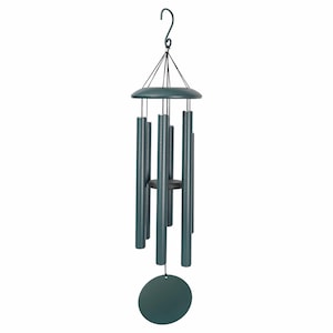 Personalized Outdoor Wind Chime, Powder Coated Metal (30” or 36”) – Custom Garden/Porch Decor image 3