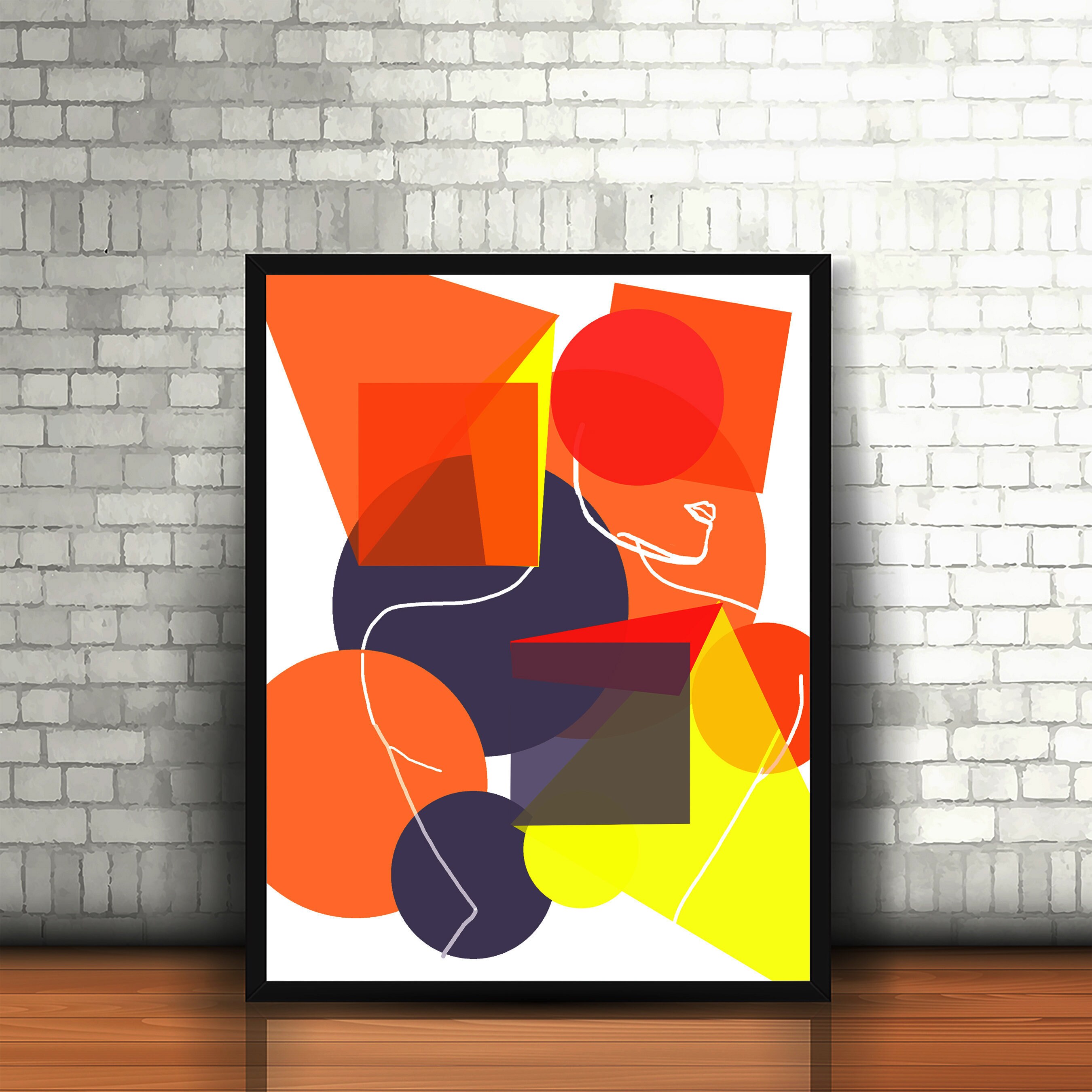 Creative Abstract Digital Wall Art Creative Abstractness Etsy