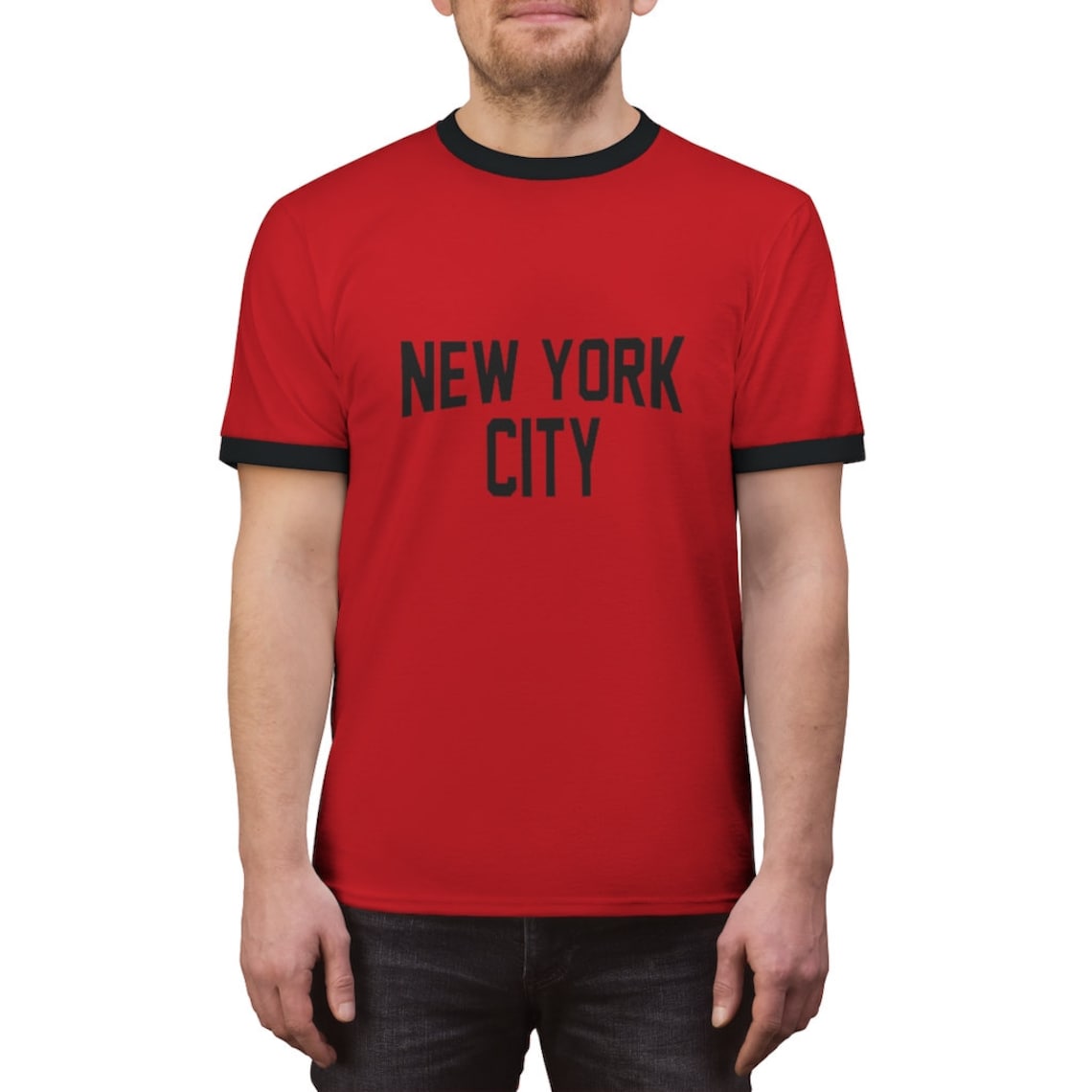 New York City John Lennon the Beatles Ringer Tee T-shirt | Etsy