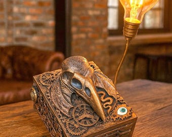 Exclusivo cajón steampunk cajón de almacenamiento elemento cajón, organizador, espacio de almacenamiento oficina sala de estar steampunk