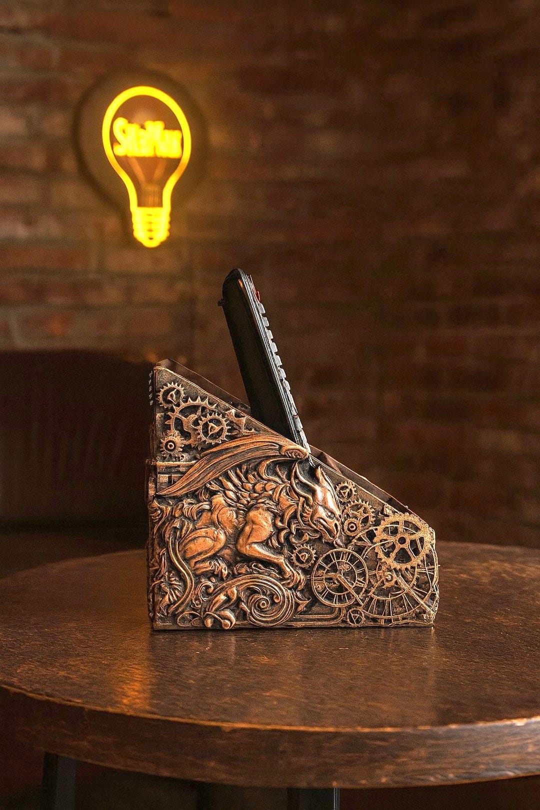 Punk Remote Steampunk Remote Control Holder: Desk Organizer Storage Box - Etsy