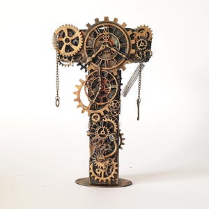 Decoración de mesa Steampunk Decoración del hogar Decoración Steampunk Letra Steampunk de doble cara