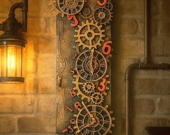Exclusivo llavero steampunk, Key , Key storage Steampunk