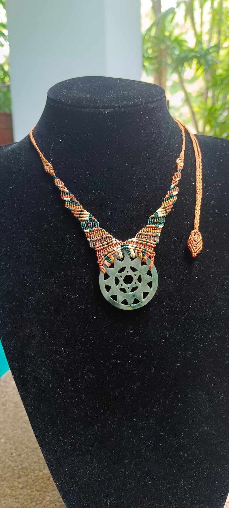 Collier En Jade Lavande De Turquie - 46cm - Argent 925 - 210 Carats - Création Française