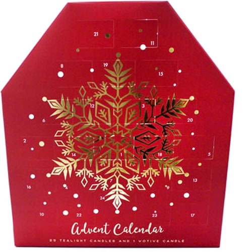 25 Day Candle Advent Calendar Personalised Countdown Etsy