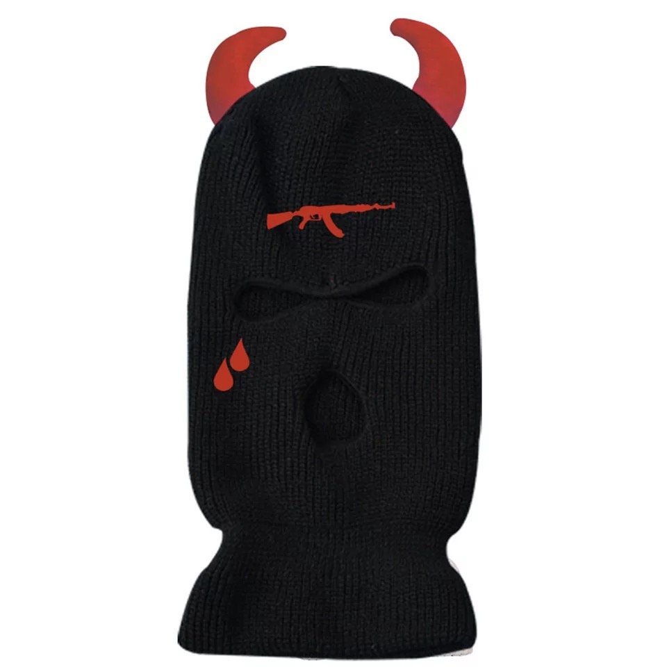 Demon Ski Mask Etsy