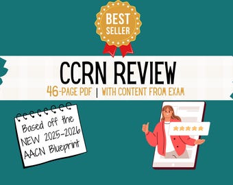 Nuova guida allo studio completa CCRN 2025-2026 / Certificazione AACN per terapia intensiva / Appunti infermieristici per terapia intensiva / Emodinamica / Download immediato