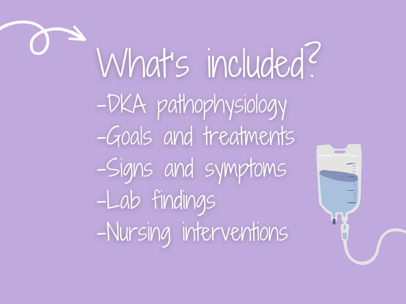 DKA Diabetic Ketoacidosis Digital Notes ICU Nursing Notes Study Guide