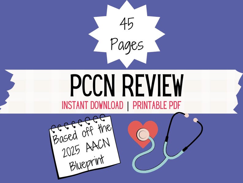 PCCN Complete Review Study Guide | AACN Blueprint | Progressive Care ...