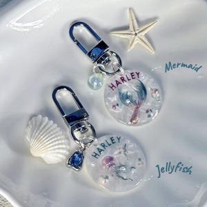 Médaille d'identification pour chien personnalisée Médaille d'identification pour chien en cristal avec coquillages pour chien Médaille d'identification personnalisée pour animal de compagnie en cristal fantaisie pour chien avec nom et numéro de Ph. ID, cadeau pour animal de compagnie, bleu