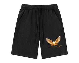 Pantalones cortos de punto gofrado con lavado mineral D.o.G.