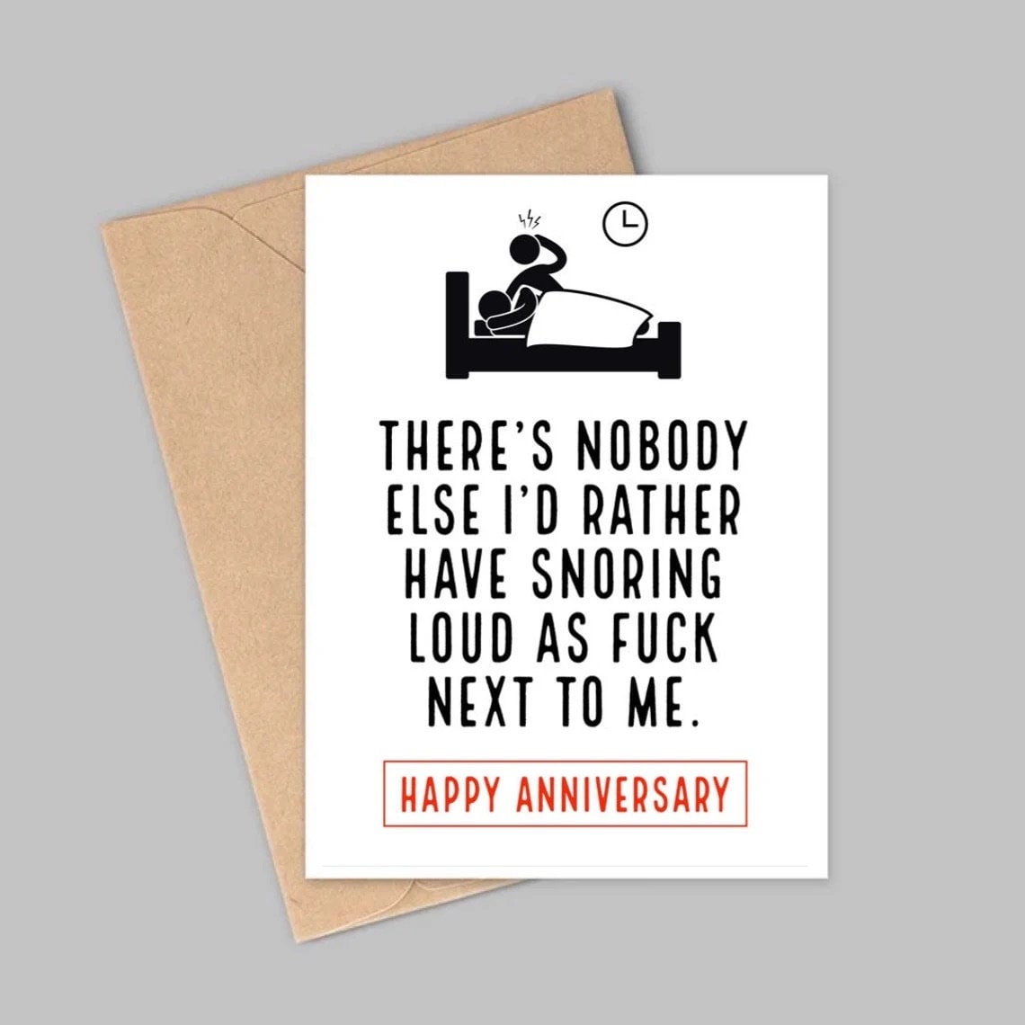 Funny Anniversary Card Snoring Wife Girlfriend - Etsy Funny Anniversary Card Snoring Wife Girlfriend - Etsy