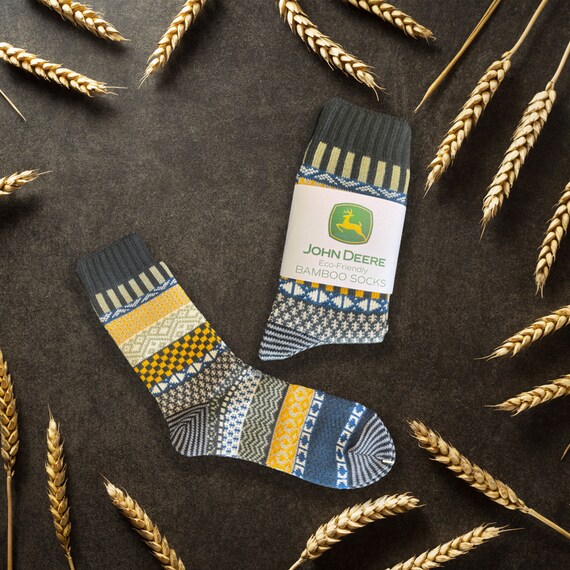 John Deere Bamboo Socks for Men Etsy