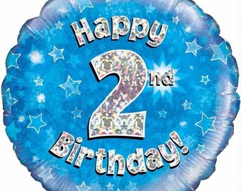 2nd Birthday Balloon Etsy