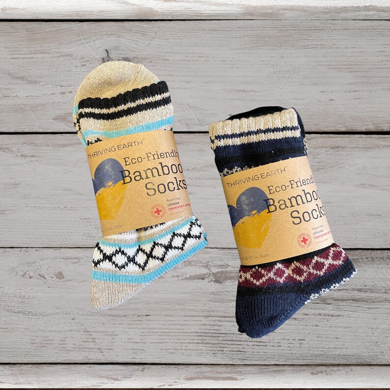 Ukraine Emergency Appeal Bamboo Socks - Eco Friendly Vegan Gifts