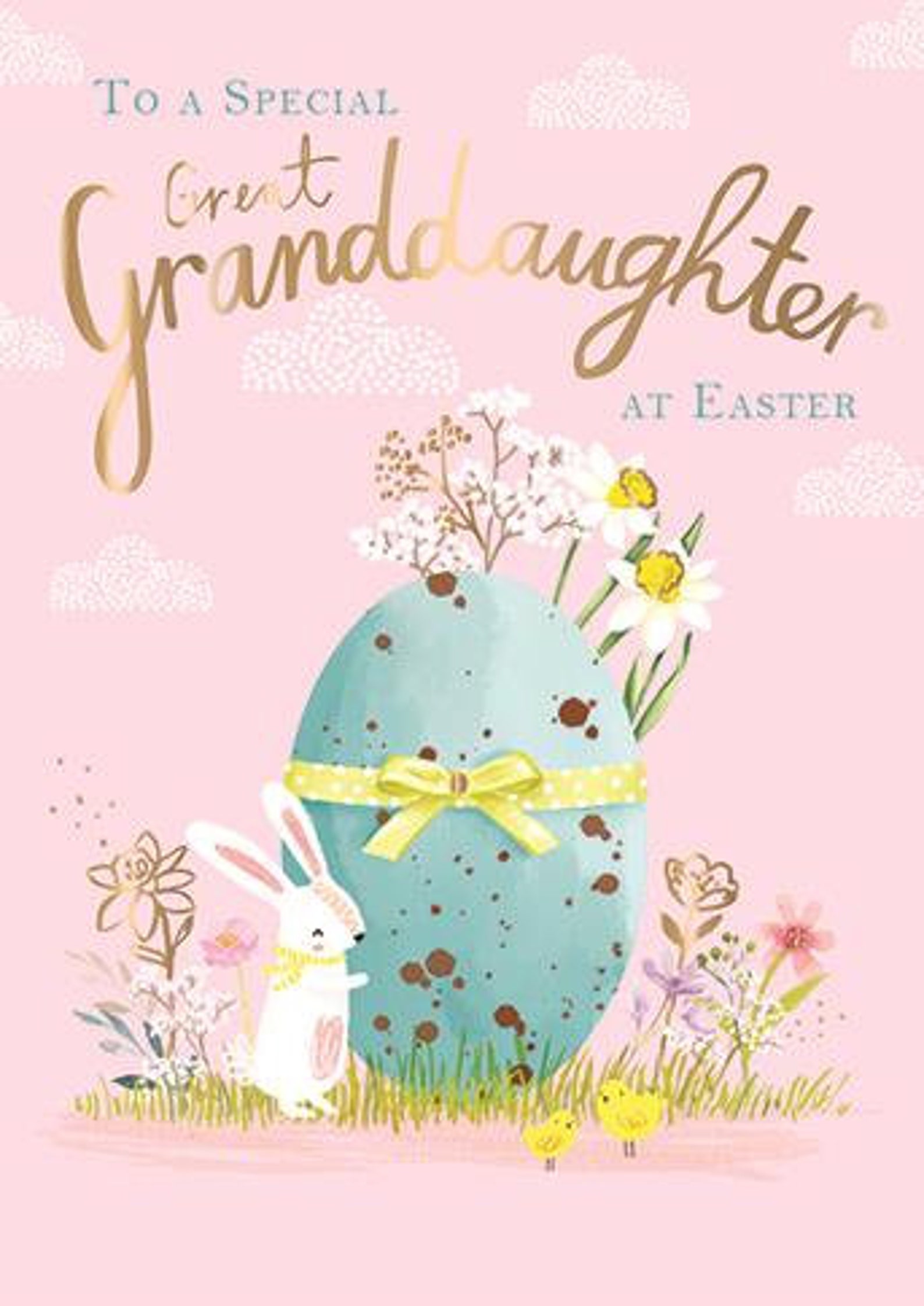 Easter Cards Great Granddaughter Easter Egg Card Etsy