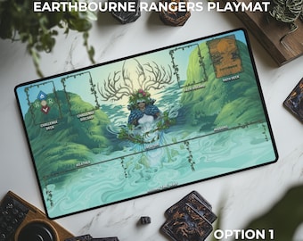 Earthbourne Rangers Playmats - Neoprene - 6 Unique Background Arts