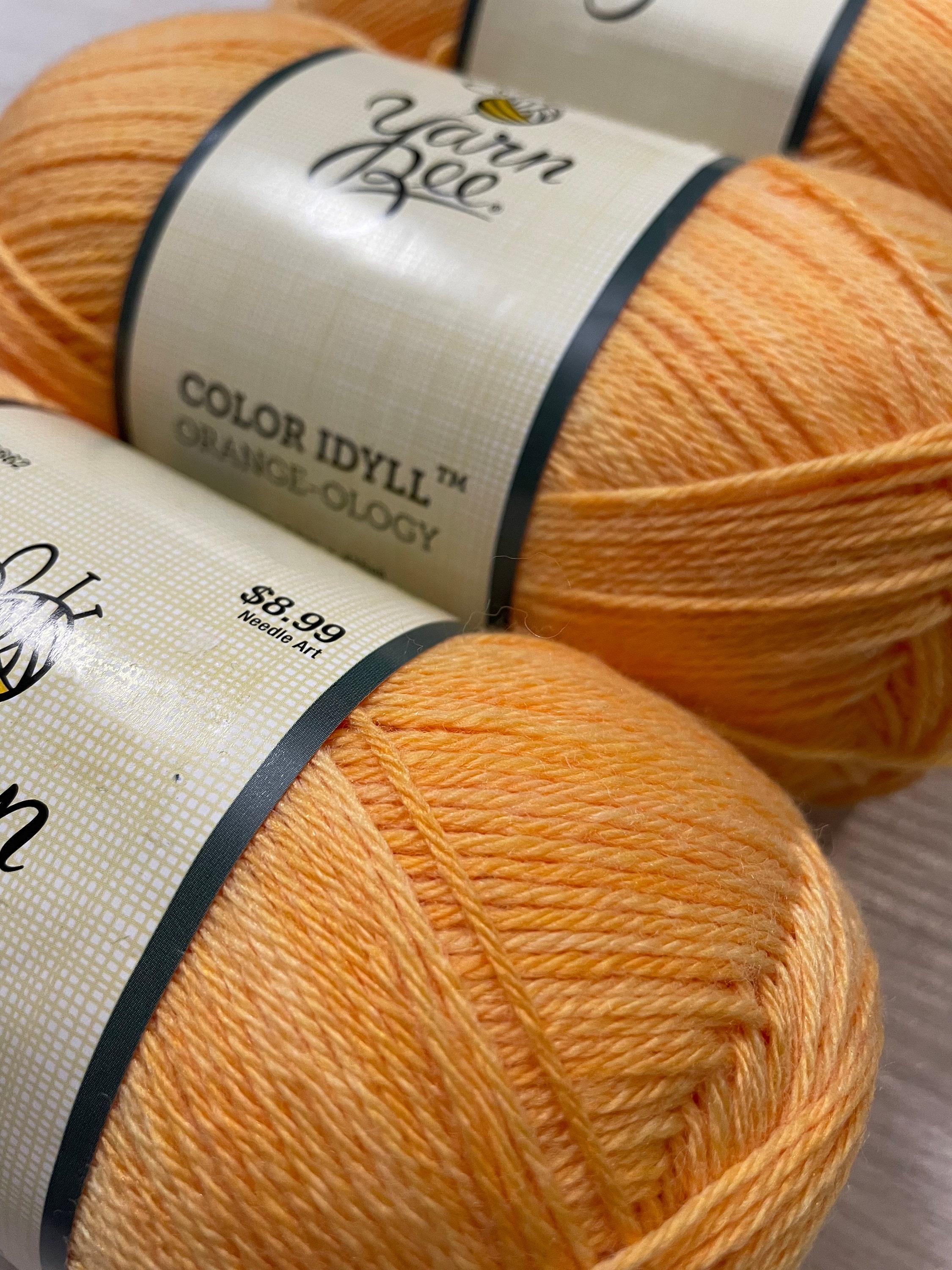 Yarn Bee Color Idyll Wool Blend Yarn OrangeOlogy Etsy