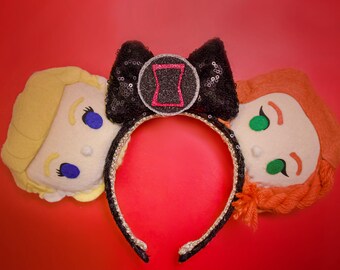 Marvel:  Black Widow and Yelena Ears