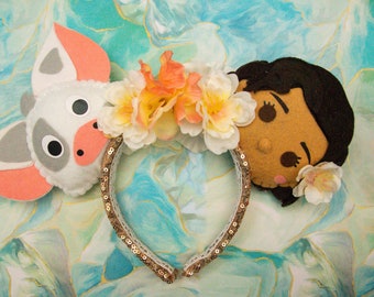 Moana And Pua Mickey Ears