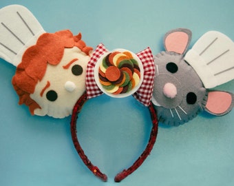 Ratatouille:  Remy and Linguini Ears