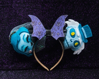 Haunted Mansion:  Constance and Hatbox Ghost Mickey Ears