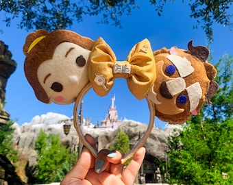 Beauty And The Beast:  Belle and Beast Mickey Ears