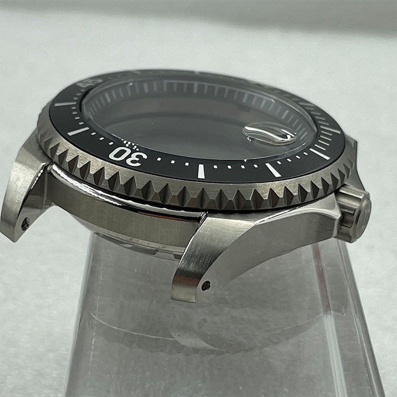 43,5 mm titanboett modifierad klockarmband av högkvalitativt titanboett för nh35 nh36 automatiskt mekaniskt urverk Klocktillbehör bild 10