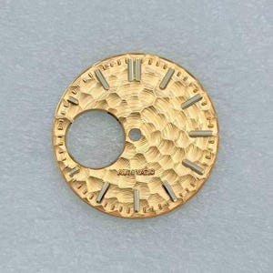 28,5 mm bikakebearbetad hamrad urtavla för NH38 NH70 skeletturverk Modifierade delar Applicerade index Flera färger Gör-det-själv-anpassad urtavla reparation gold gold