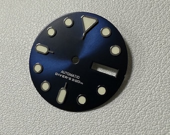 Sunburst dial blue green black luminous dial for NH36 4R36 automatic mechanical movement watch modification accessories