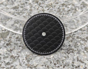 DIY Watch Parts NH35 Dial Seigaiha-Style Mechanical Watch Modification Parts for NH35/NH38/NH36/4R35 Watches, 28.5mm dial