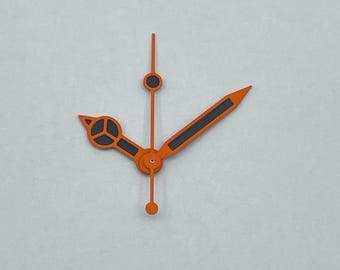 Orange Uhrenzeiger Set C3 Leuchtende Mechanische Zeiger Passend NH35 NH36 Uhrwerk Benutzerdefinierte Mod Teile für Taucher Pilot Uhren DIY Geschenk