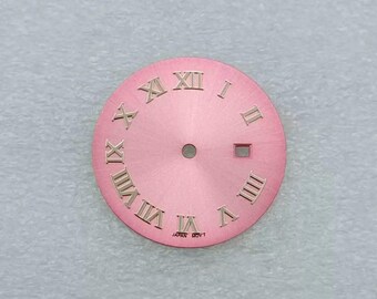 Custom Logo 24.5mm Ladies Roman Numeral Watch Dial for NH05 Movement Blank Automatic Watch Face DIY Mod Replacement Part