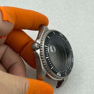 43,5 mm titanboett modifierad klockarmband av högkvalitativt titanboett för nh35 nh36 automatiskt mekaniskt urverk Klocktillbehör bild 5