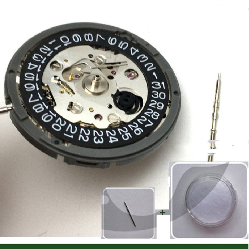 Japan NH35 NH35A 24 jewelry hochgenaues mechanisches Automatikwerk Datum schwarz weiß nh35 movement black